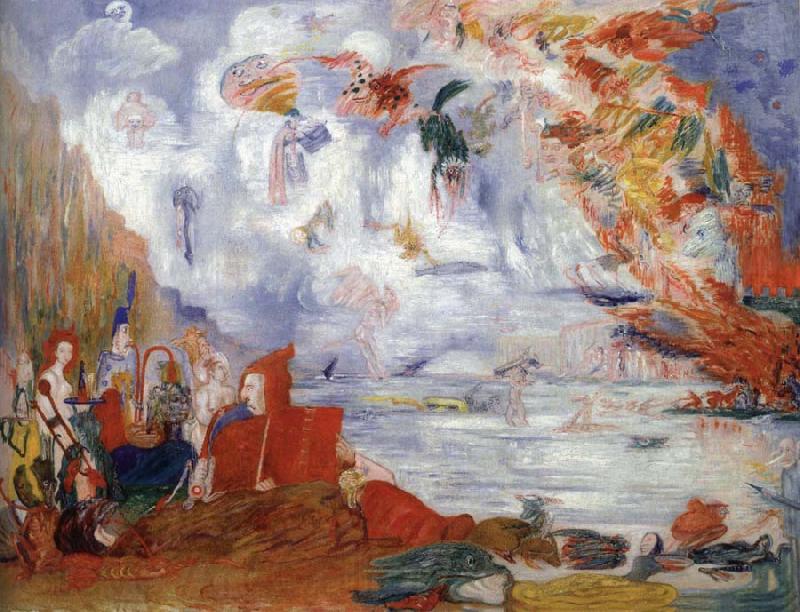 James Ensor The Tribulations of St.Anthony France oil painting art